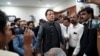 عمران خان عدالت میں پیشی کے موقع پر۔ 3 جولائی 2023