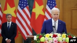 Tổng thống Mỹ Joe Biden trong chuyến thăm Việt Nam hồi tháng 9 năm 2023 để nâng cấp quan hệ