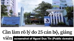 Trang Người Đưa Tin nói về vụ 25 người thuộc Đại học Đà Nẵng đi học ở nước ngoài nhưng không quay về nước, 13/3/2024.