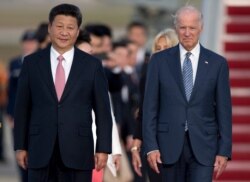 Ông Tập Cận Bình và ông Joe Biden, tháng 9/2015.