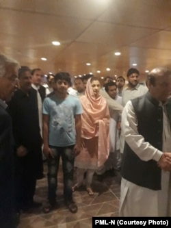 نواز شریف، مریم نواز اور محمد صفدر رہائی کے بعد