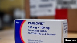 Thuốc viên Paxlovid của Pfizer chữa trị COVID-19.