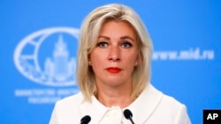 Người phát ngôn Bộ Ngoại giao Nga Maria Zakharova.