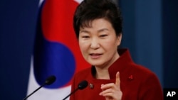 Tổng thống Hàn Quốc Park Geun-hye.