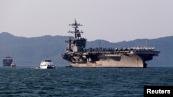 Tàu sân bay Mỹ USS Carl Vinson thăm Đà Nẵng, Việt Nam, tháng 3/2018