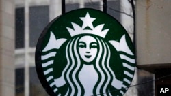 Logo của tập đoàn cà phê Starbucks.