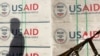 FILE PHOTO: Boxes of relief items from USAID arrive for victims of super typhoon Haiyan, in Manila