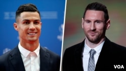 Deux légendes vivantes du foot, le Portugais Cristiano Ronaldo et l'Argentin Lionel Messi, se sont partagé les tableaux d'honneur en septembre.