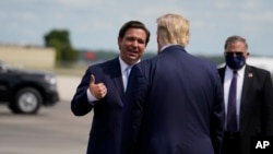 DeSantis ve Trump bir zamanlar yakın müttefikti.