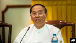 Ông Myint Swe, Chủ tịch Hội đồng Hành chính Nhà nước Myanmar.