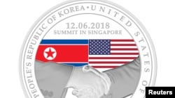 Kỷ niệm chương thượng đỉnh Trump - Kim của Singapore.