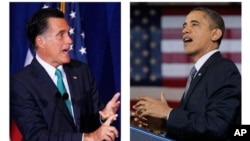 Ứng cử viên đảng Cộng hòa Mitt Romney và Tổng thống Barack Obama