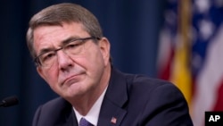 Bộ trưởng Quốc phòng Mỹ Ash Carter.