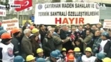 Çayırhan maden işçileri özelleştirme kararından vazgeçilmesi için direniyor 