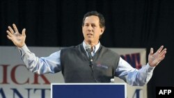 Ứng cử viên tổng thống Rick Santorum của đảng Cộng Hoà