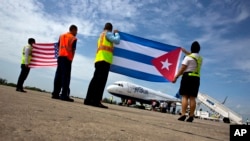 Một chuyến bay thương mại giữa Mỹ và Cuba