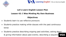 Lesson Plan - Lesson 42