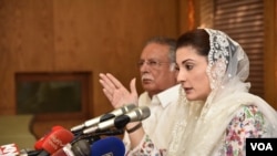 مریم نواز نے کہا تھا کہ وہ اپنے والد کے دفاع کے لیے ہر حد تک جائیں گی۔