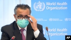 Tổng giám đốc Tổ chức Y tế Thế giới (WHO) Tedros Adhanom Ghebreyesus.