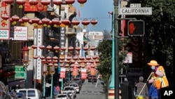 TƯ LIỆU - Một con đường trong khu phố Tàu ở San Francisco, ngày 31 tháng 1, 2020.