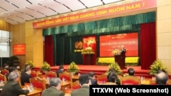 Trong một hội nghị công an tại Hà Nội. Hình minh họa.