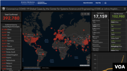 JHU World Corona March 24 