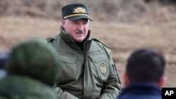 Tổng thống Belarus Alexander Lukashenko.