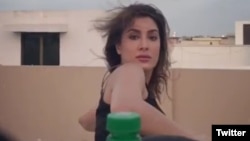 Mehwish Hayat Bottle Cap Challenge